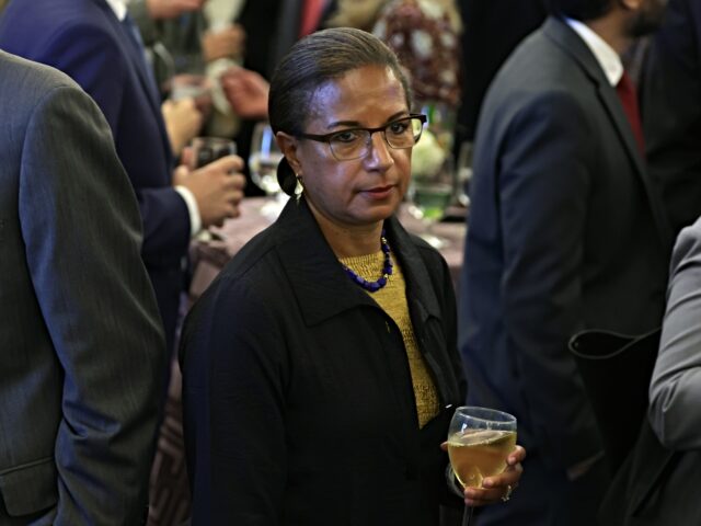 Susan Rice in oprofile WASHINGTON, DC - SEPTEMBER 26: Former U.S. Ambassador to the U.N. Susan Rice (C) attends a