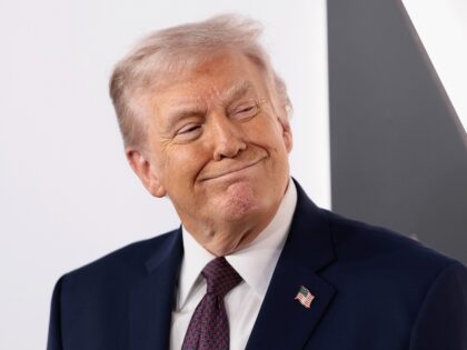 Trump smiles at leftists caught censoring conservative media
