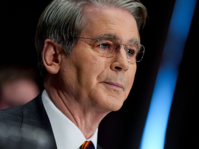 Scott Bessent, US treasury secretary, during a Senate Banking, Housing, and Urban Affairs