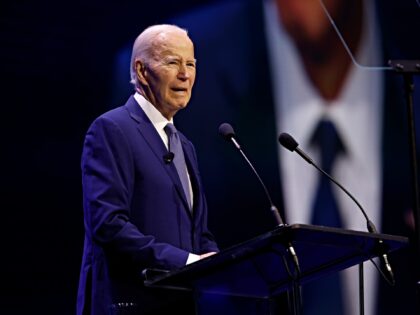 San Diego, CA - July 2: Former U.S. President Joe Biden speaks at the Society for Human Re
