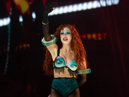 BUDAPEST, HUNGARY - AUGUST 11: Chappell Roan performs onstage during Sziget Festival on Au