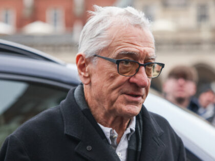Robert De Niro during a short visit at the Main Square in Krakow, Poland on November 9, 20