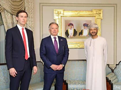 MUSCAT, OMAN - FEBRUARY 06: (----EDITORIAL USE ONLY - MANDATORY CREDIT - 'OMAN FOREIGN MIN