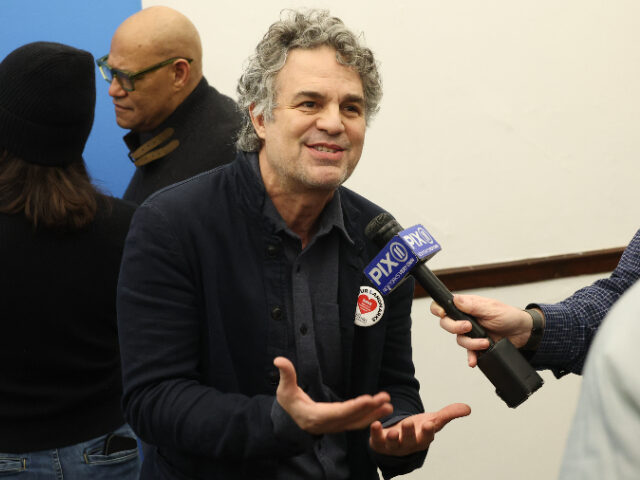 NEW YORK, NEW YORK - MARCH 08: Mark Ruffalo attends a rally for the Landmark West Park Pre