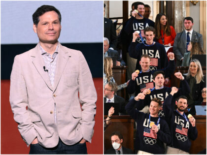 NEW YORK, NEW YORK - MAY 14: Michael Ian Black speaks onstage during Warner Bros. Discover