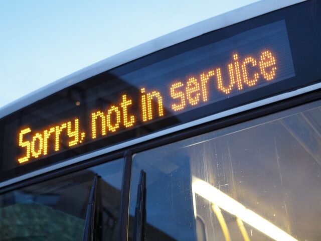 out of service bus