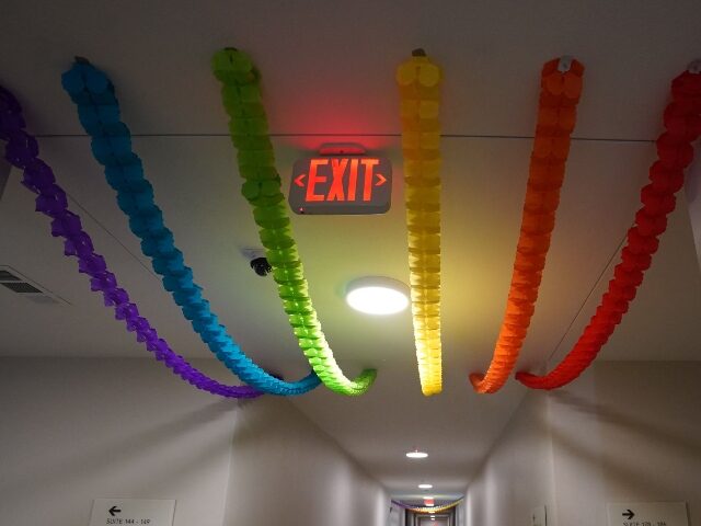 Guests attend the opening of the Law Harrington Senior Living Center, the largest LGBTQ se