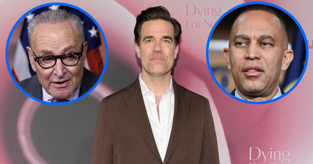 ‘Deadpool’ Star Rob Delaney Pushes for Chuck Schumer, Hakeem Jeffries to Be ‘Swept Aside’: ‘Thanks for Absolutely Nothing’