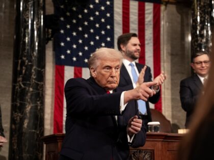 Vice President JD Vance attends President Donald Trump’s State of the Union address, Tue