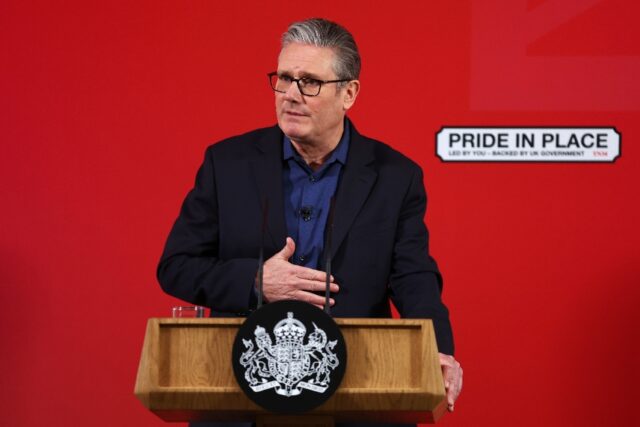 Britain's Prime Minister Keir Starmer apologises to Jeffrey Epstein victims for namin