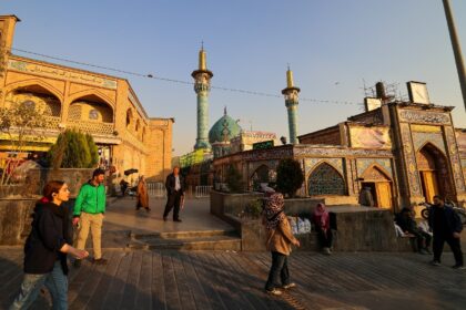 Iran's governmnet is under pressure from both dmoestic protests and the threat of US