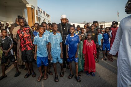 Some of the freed children were received by the governor of Niger state Mohammed Umaru Bag
