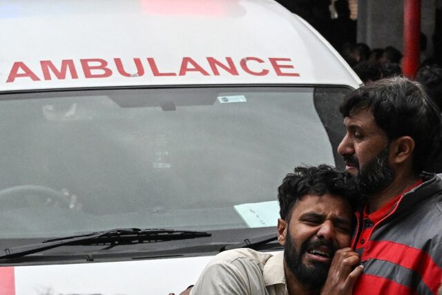 A Pakistani police official said the explosion occurred after Friday prayers, when mosques