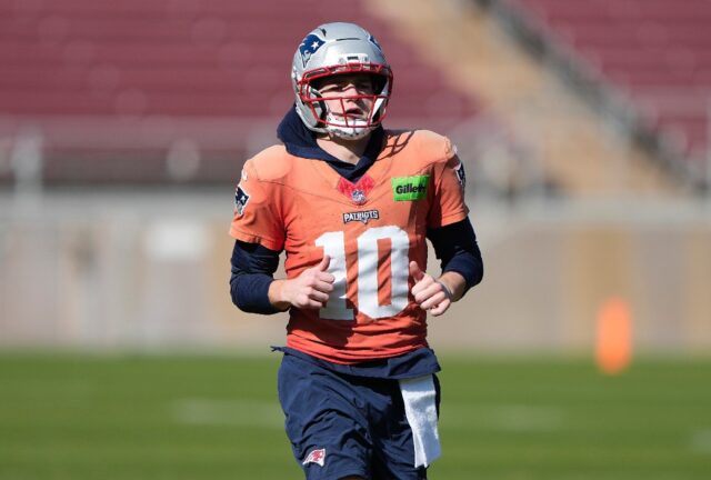 Rising star qurterback Drake Maye led the resurgent New England Patriots to a league-best