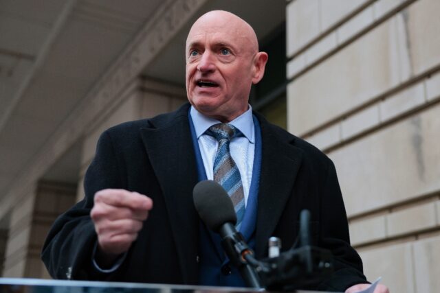 Senator Mark Kelly, a former astronaut and Navy veteran, is among the six Democratic lawma
