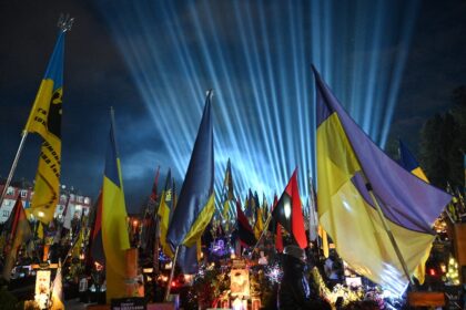 Ukraine has been remembering its dead on the fourth anniversary of Russia's invasion