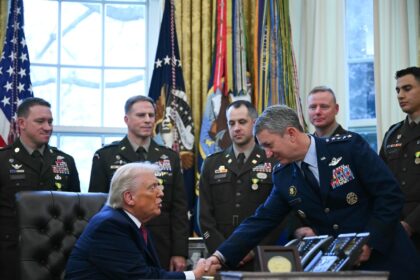 US President Donald Trump said General Dan Caine would be 'leading the pack' in