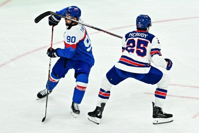 USA's Charlie McAvoy said he was 'certainly sorry' for his team's reac