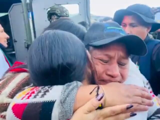 This video grab taken from handout footage released by the Colombian Defense Ministry show