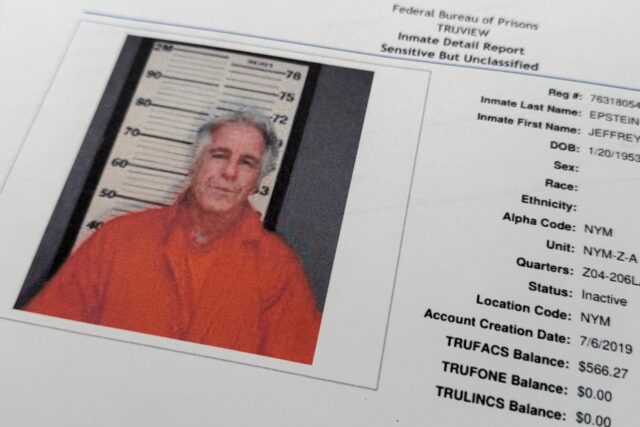 Justice Department Jeffrey Epstein The Associated Press
