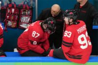 Injured captain Sidney Crosby out for Canada against the US in the Olympic gold medal game