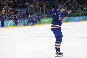 Quinn Hughes' OT winner lifts U.S. over Sweden into Olympic semifinals