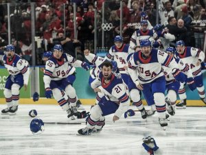 USA beats Canada in OT for first men's hockey Olympic gold in 46 years