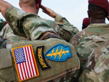 WASHINGTON, DC - JUNE 12: Army paratroopers from the 82nd Airborne Division based at Fort