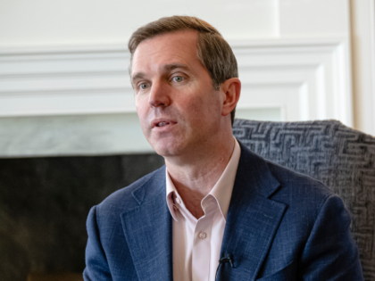 Kentucky Gov. Andy Beshear speaks during an interview, Monday, Jan. 12, 2026, in Frankfort