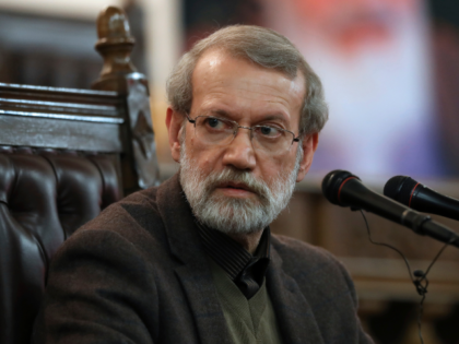 FILE - Parliament Speaker Ali Larijani gives a press conference in Tehran, Iran, Dec. 1, 2