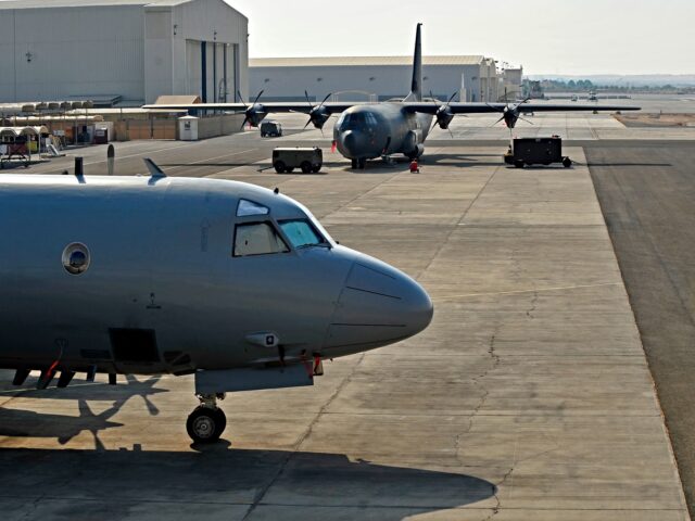RAAF aircraft at Al Minhad airbase in 2011. Australia has maintained a smaller force at th