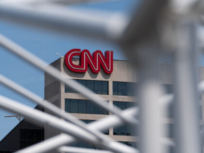 The CNN building in Atlanta, Georgia, U.S., on Monday, May 17, 2021. AT&T Inc. agreed
