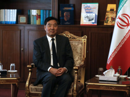 A picture taken on October 22, 2019, shows China's special envoy for Middle East affa