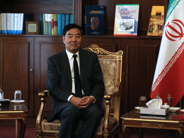 A picture taken on October 22, 2019, shows China's special envoy for Middle East affa