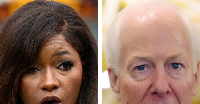 
                            Crockett Says John Cornyn Is a “Real Republican” Pretending to Be MAGA