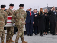 Trump Attends Dignified Transfer of Six Soldiers Killed in Strike