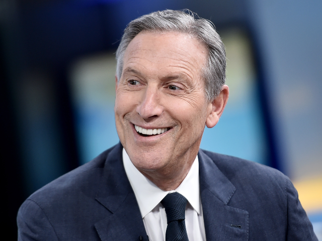 NEW YORK, NY - APRIL 02: (EXCLUSIVE COVERAGE) Former chairman and CEO of Starbucks, and Un