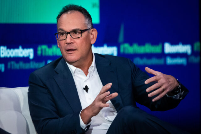 Key Speakers At The Bloomberg Year Ahead Summit David Simon, chairman and chief executive officer of Simon Property Group Inc., speaks dur