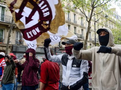 Organisation d'étudiant des antifas "Jeune Garde antifascite de Lyon" lors de la Journée