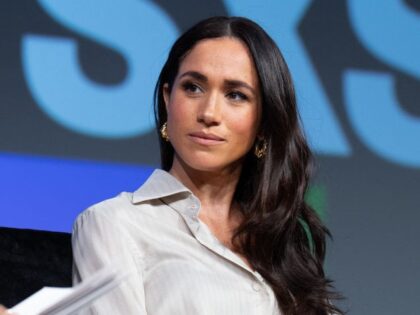 Britain's Meghan, Duchess of Sussex, attends the "Keynote: Breaking Barriers, Shaping Narr