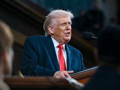 WASHINGTON, DC - FEBRUARY 24: U.S. President Donald Trump delivers the State of the Union