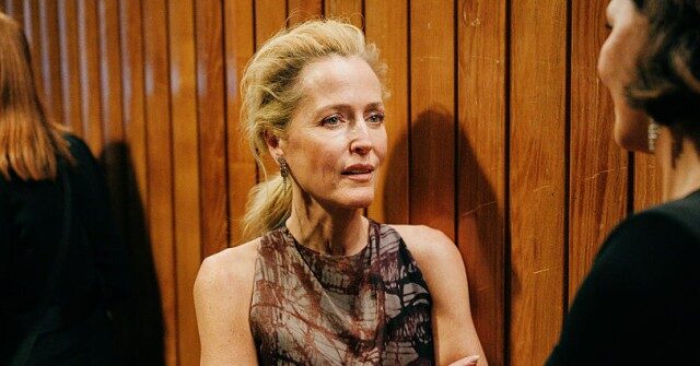 Millionaire Actress Gillian Anderson Says She Will Keep Whining About Men Making More Money than Her - Breitbart by Alana Mastrangelo