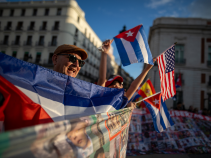 Cuban exiles and residents living in Madrid promote a ''Caravan for the Freedom of Cuba''