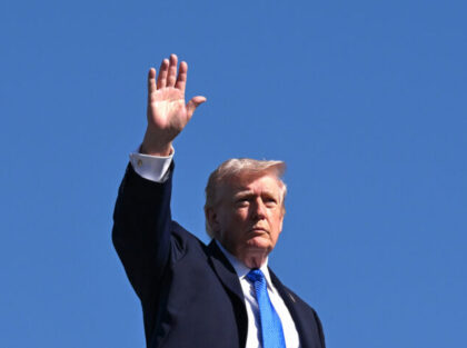 WEST PALM BEACH, FLORIDA - MARCH 23: U.S. President Donald Trump boards Air Force One at P