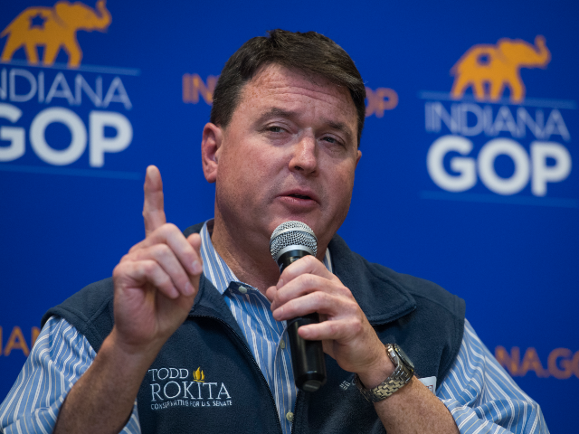 UNITED STATES - APRIL 4: Rep. Todd Rokita, R-Ind., who is running for the Republican nomin