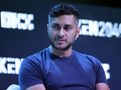 Arjun Sethi, co-chief executive officer of Kraken, during the Token2049 conference in Sing