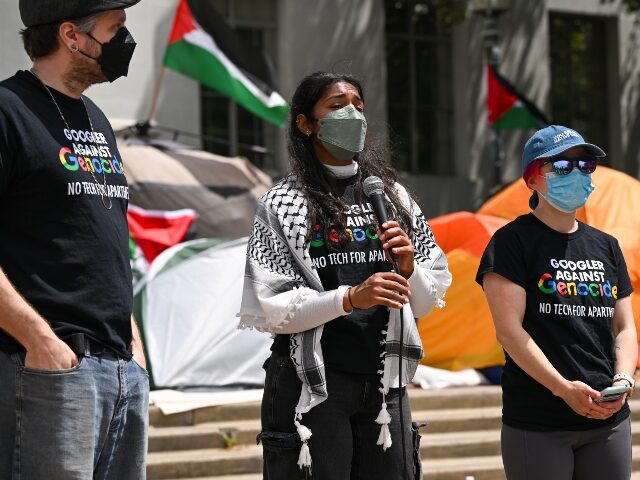 Google protesters supporting Islam