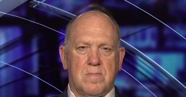 Tom Homan Says Cory Booker 'Misleading the American People' — 'He's Lying'