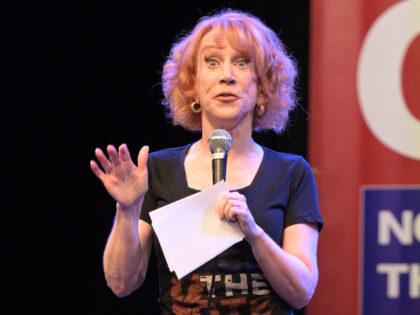 LOS ANGELES, CALIFORNIA - NOVEMBER 01: Comedian Kathy Griffin performs at "Mea Culpa