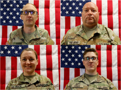 The four identified were Army Reserve Soldiers serving in support of Operation Epic Fury C
